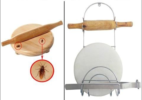 Chakla Belan Stand, Kitchen Accessories, Rolling Pin Holder