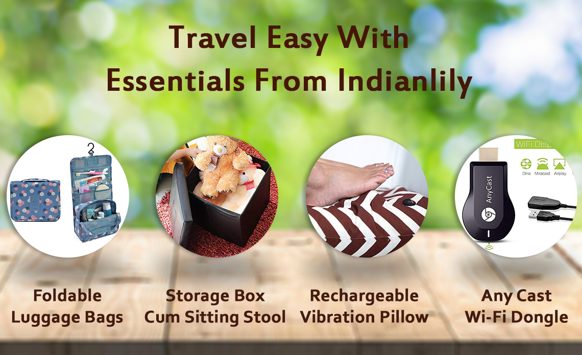 Travel bags, Foldable luggage bags, storage box, rechargeable vibration pillow