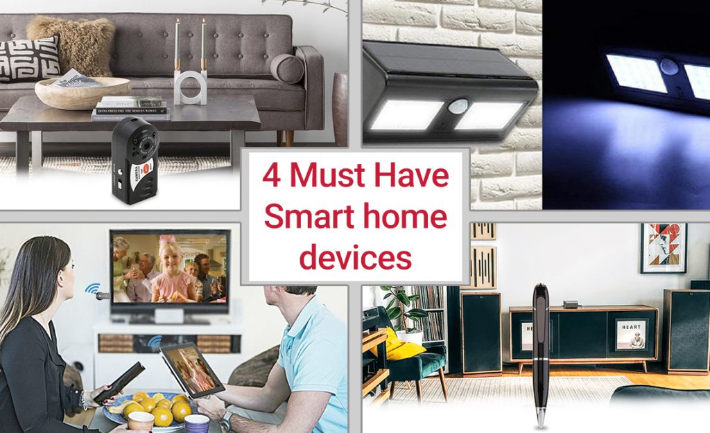 4 must 4 must haves smart home devices, as seen on tv, spy camera pen, anycast wifi dongle, p2p hidden spy camera,