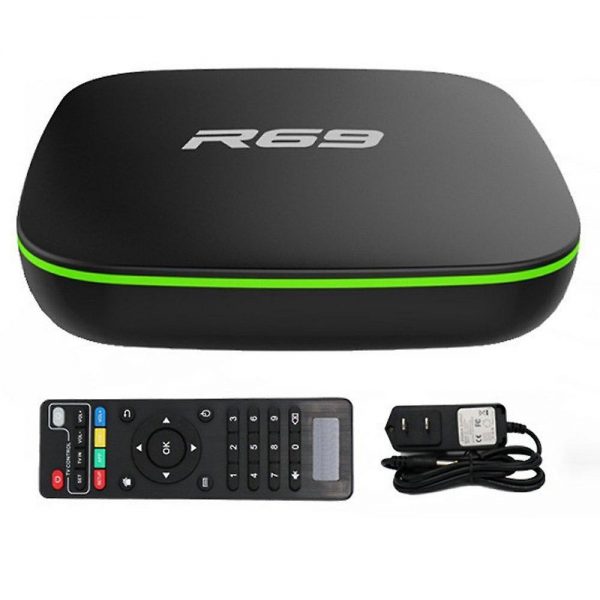 r69 android tv box with remote